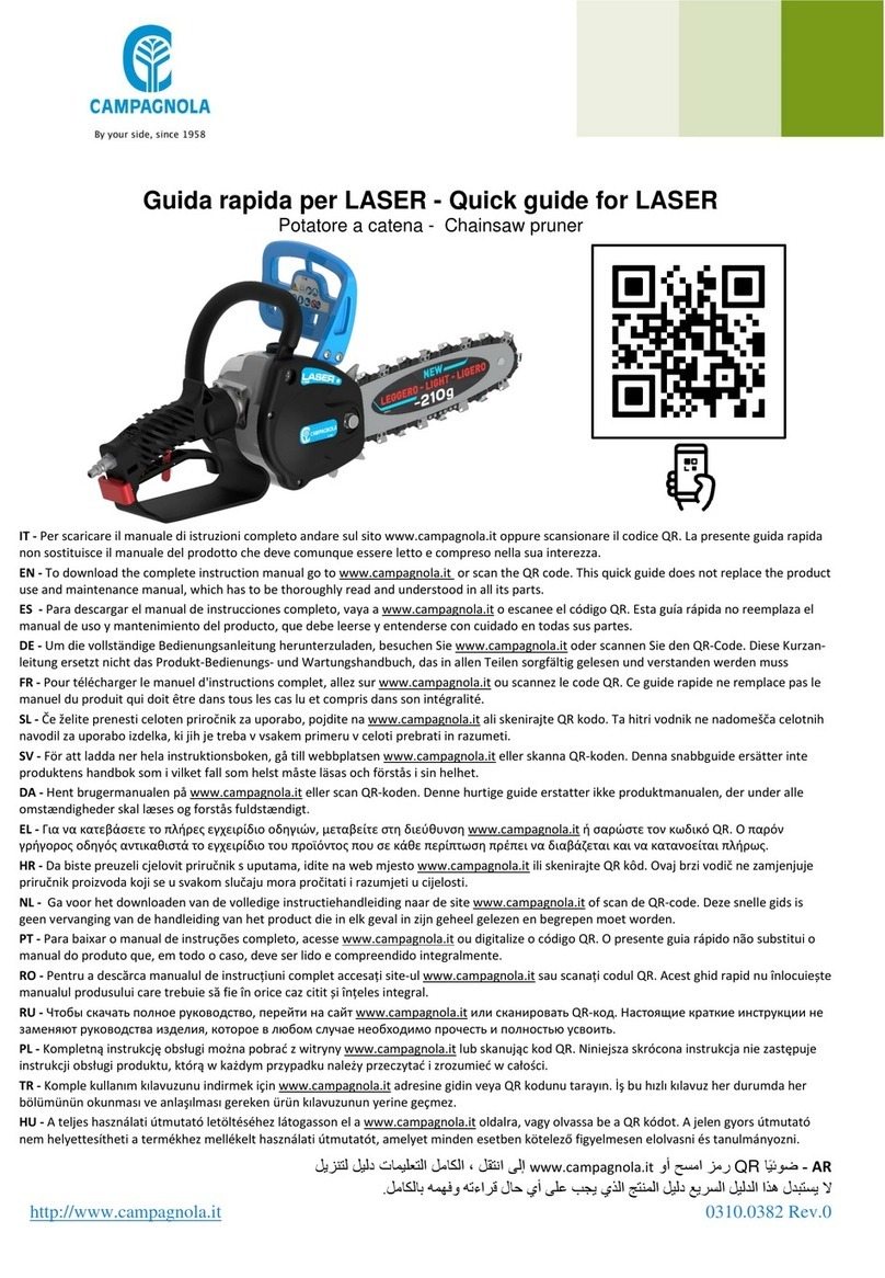 CAMPAGNOLA LASER quick guide