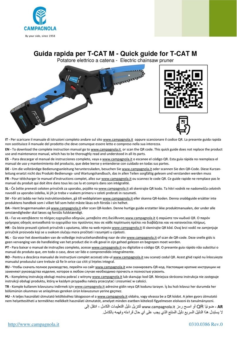 CAMPAGNOLA T-CAT M User manual