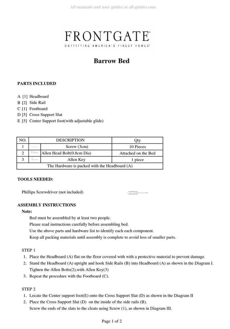 Frontgate Chesterfield 165291 LOW User manual