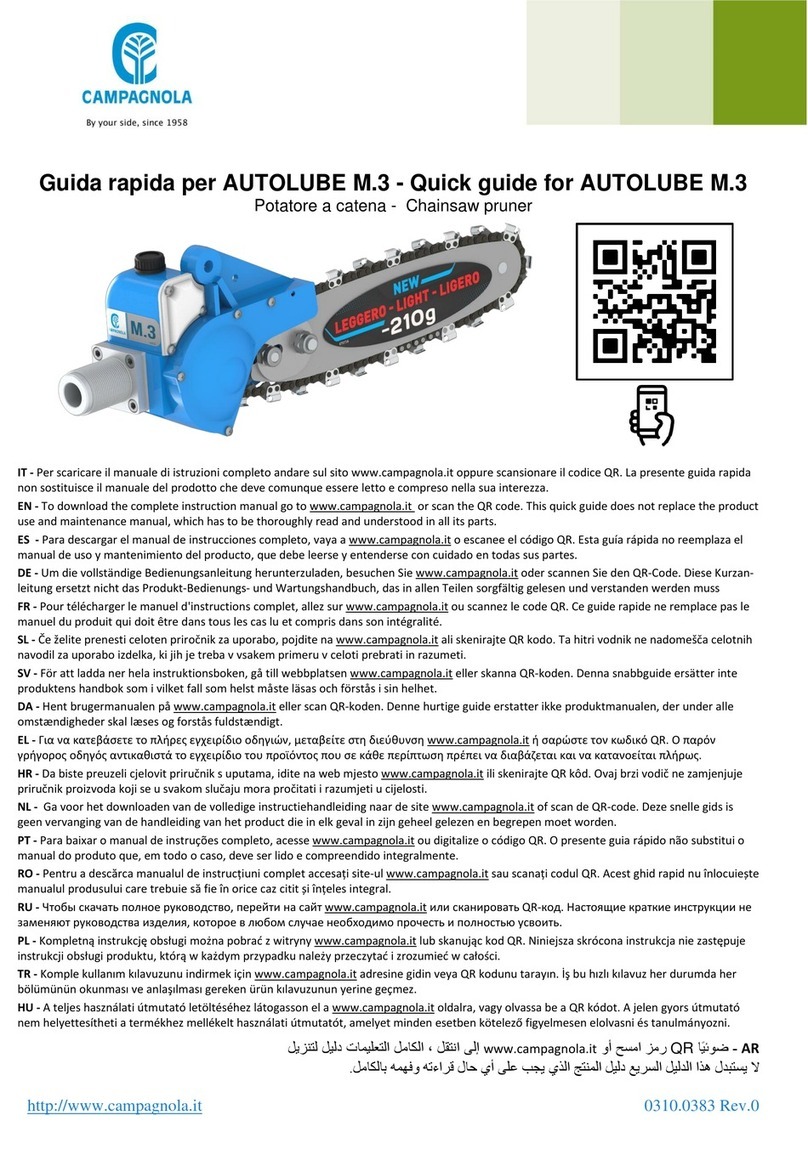 CAMPAGNOLA AUTOLUBE M.3 quick guide