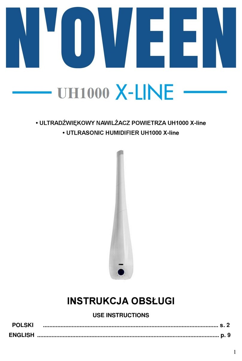 N'oveen X-line UH1000 use instructions