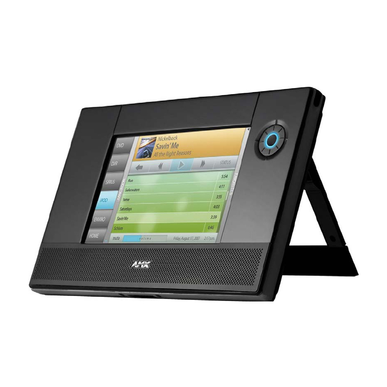 AMX Modero Viewpoint MVP-5200i User manual AMX Modero Viewpoint MVP-5200i User manual