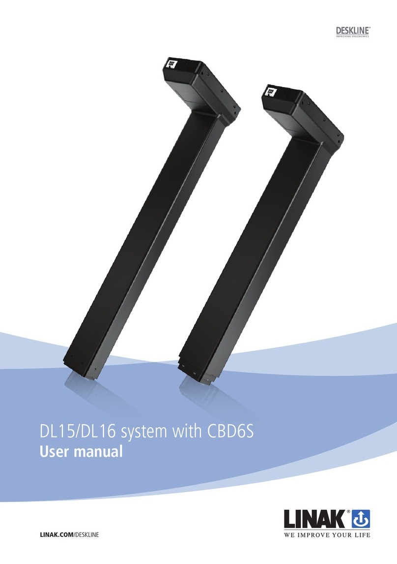 Linak DL15 User manual Linak DL15 User manual