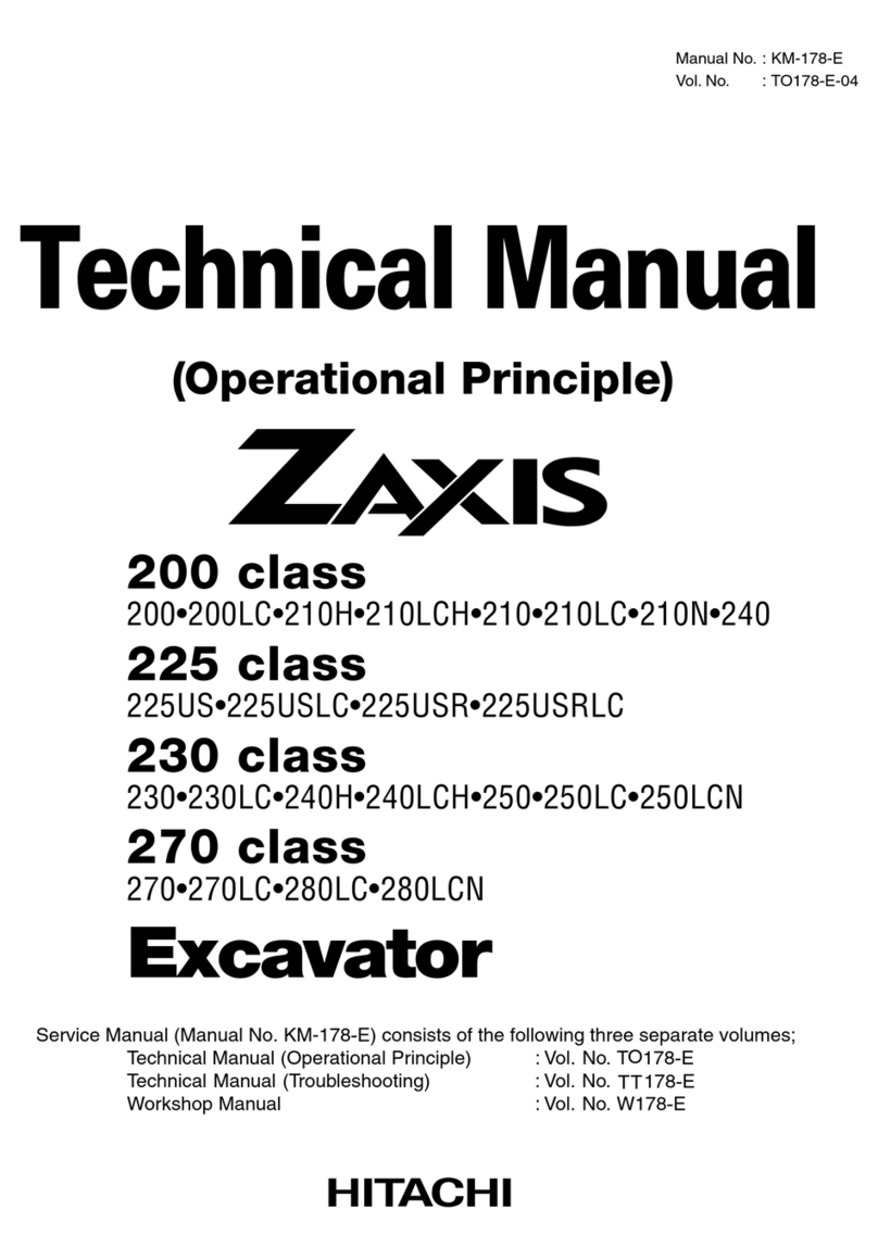 Hitachi Zaxis 200 Technical manual