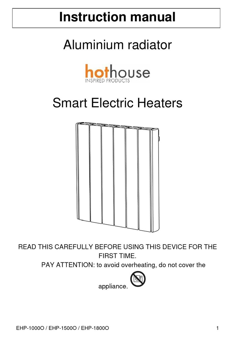 HotHouse EHP-1000O instruction manual