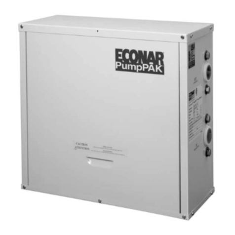 Econar GeoSource PumpPAK GPP 1S25-1-A User manual