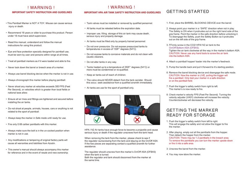 Azodin KPC+ quick start guide