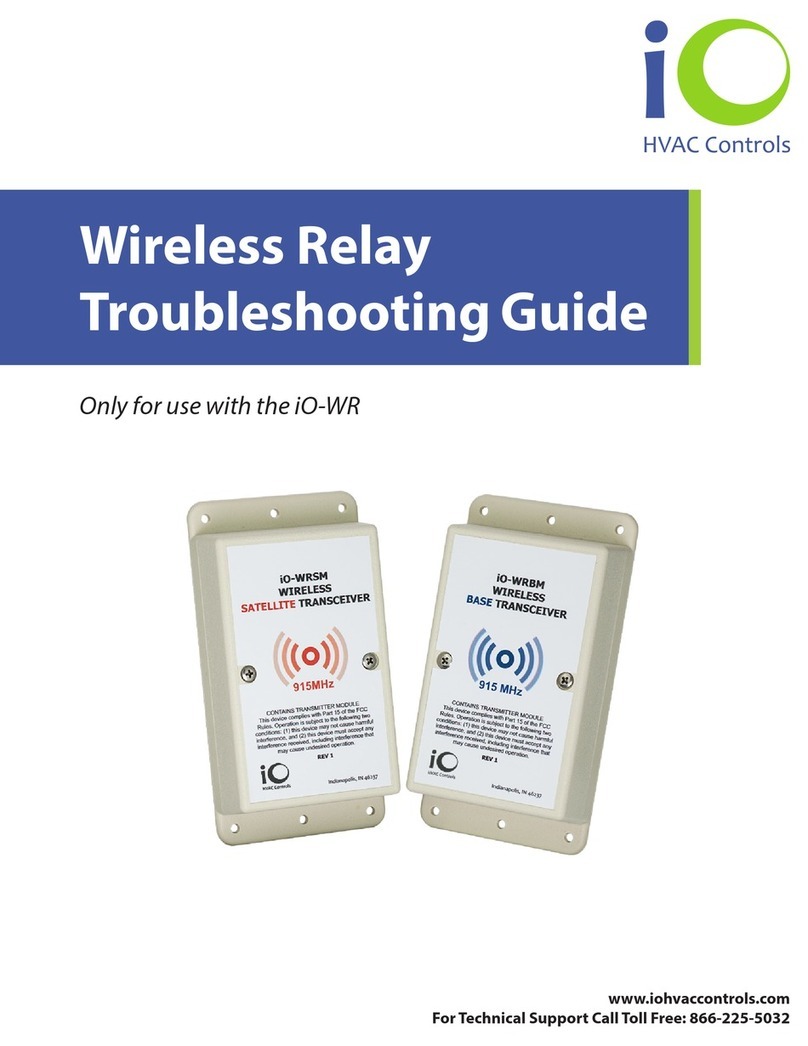 iO HVAC Controls iO-WR troubleshooting guide
