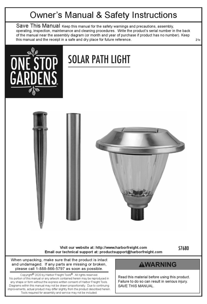 One Stop Gardens 57680 Assembly instructions