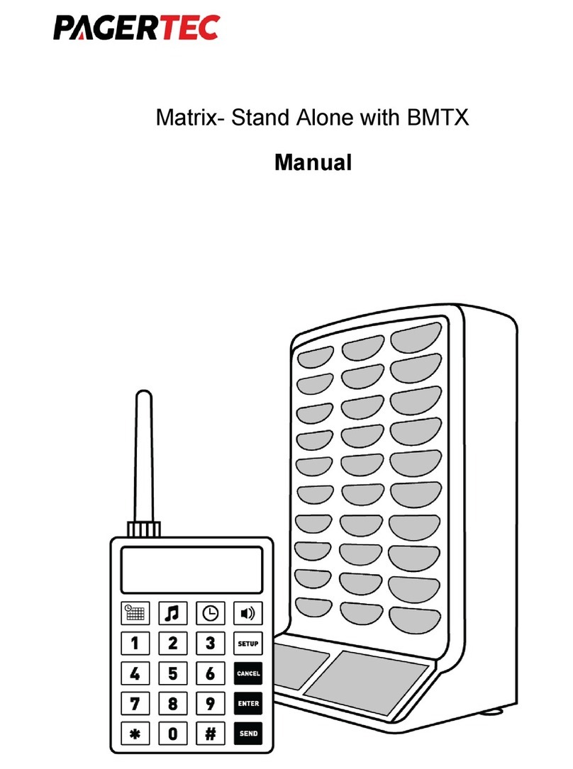 pagertec Matrix Stand Alone User manual