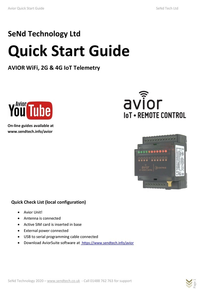SeNd Technology AVIOR User manual