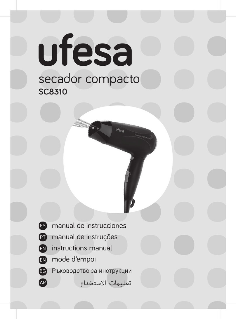 UFESA SC8310 instruction manual