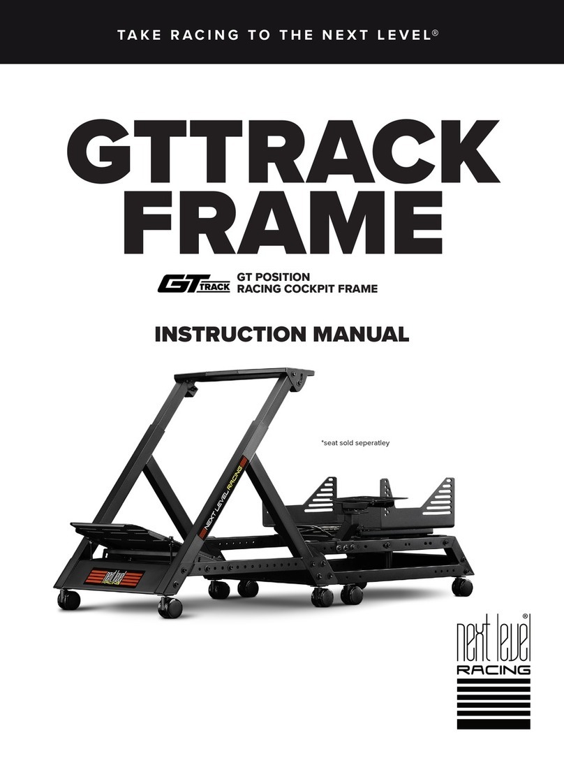 Next Level Racing GTTRACK FRAME instruction manual