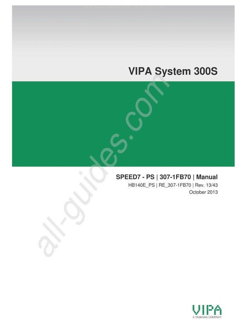 YASKAWA VIPA System 300S User manual