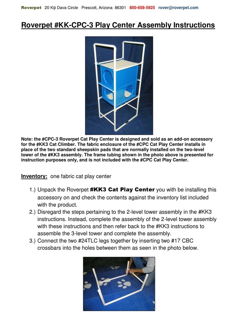 Roverpet KK-CPC-3 Assembly instructions