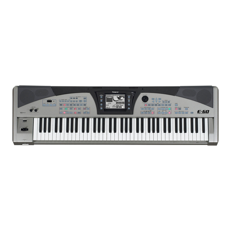 Roland E-60 User manual