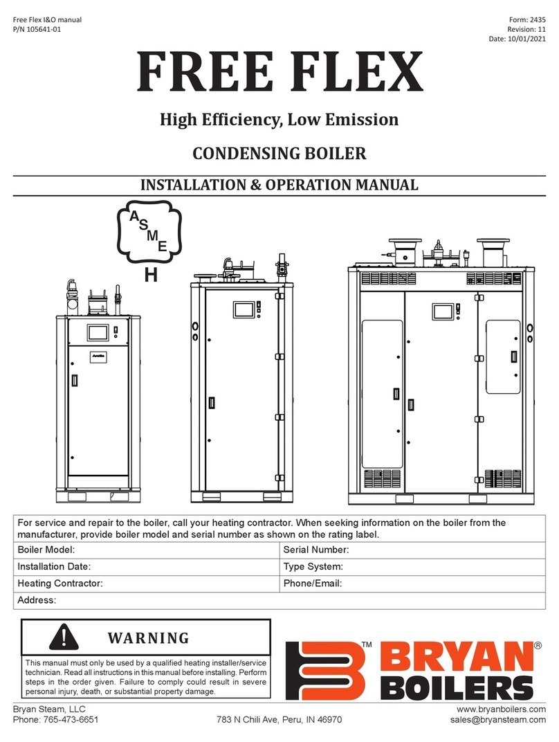 Bryan Boilers FF1000 User manual Bryan Boilers FF1000 User manual