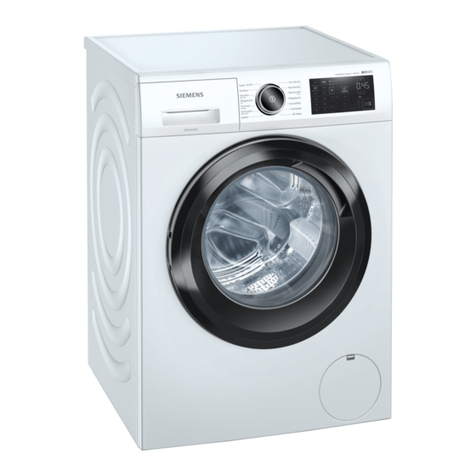 Siemens WM14UQ92GB User manual and installation instructions