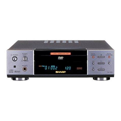 Sharp DV-550U User manual Sharp DV-550U User manual