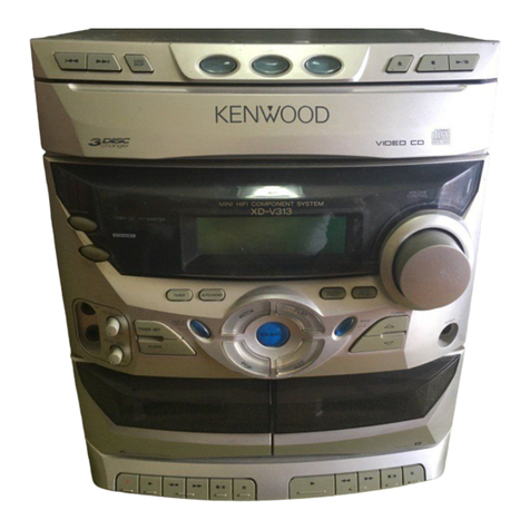 Kenwood RXD-V313 User manual Kenwood RXD-V313 User manual