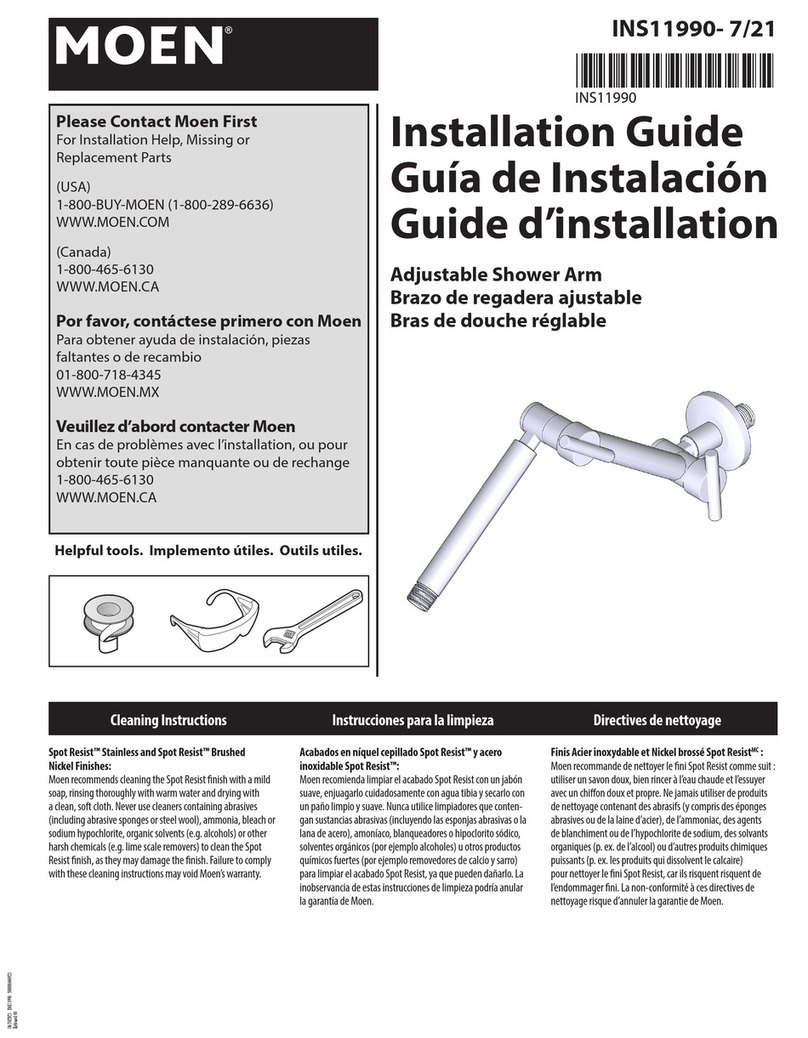 Moen S116 installation guide