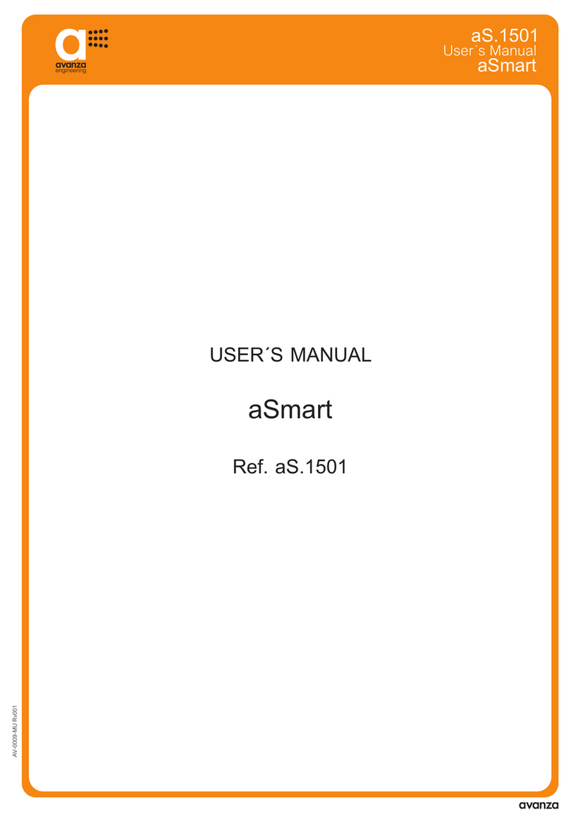 Avanza aSmart user manual