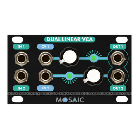 Mosaic DUAL LINEAR VCA manual