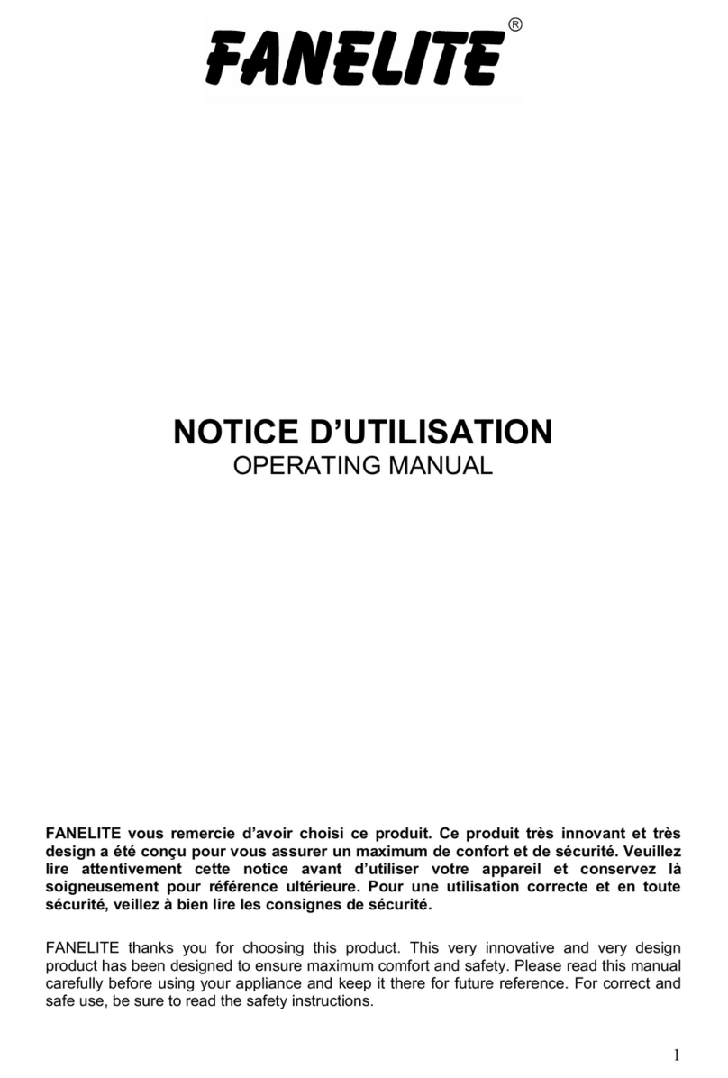 Fanelite PRICKLY 38YFT-7057M operating manual
