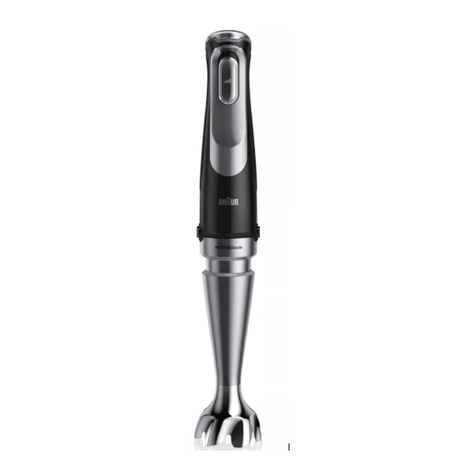 Braun MultiQuick 9 HB901AI User manual Braun MultiQuick 9 HB901AI User manual
