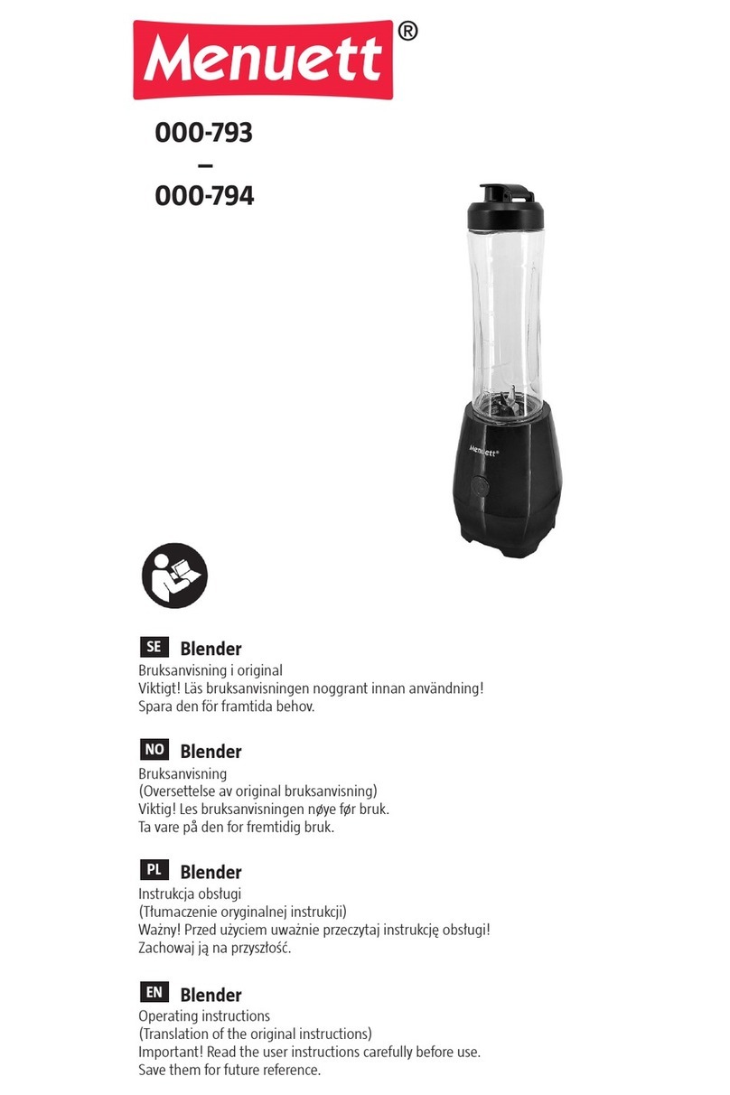 Menuett 000-793 User manual