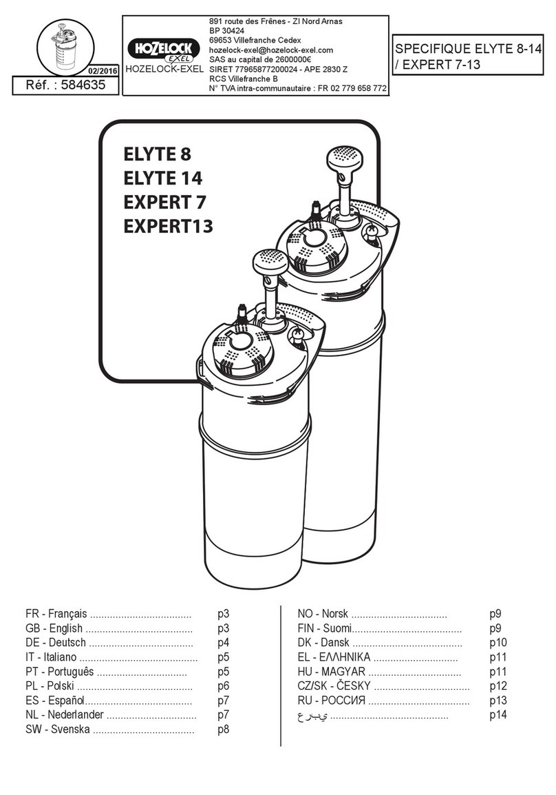 Hozelock ELYTE 8 User manual