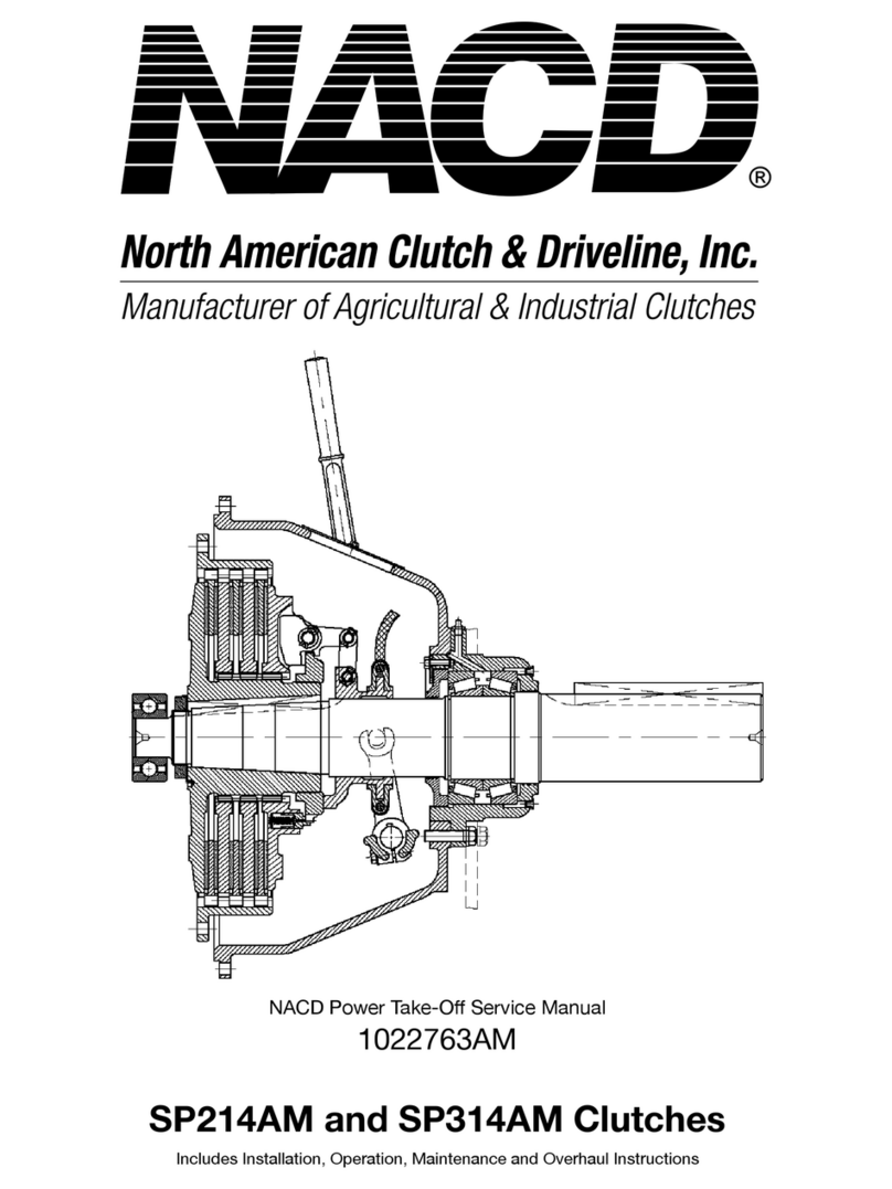 NACD SP214AM Installation operation & maintenance
