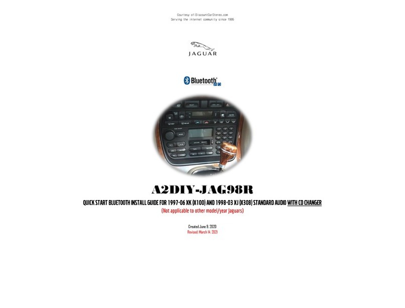 Discount Car Stereo A2DIY-JAG98R Quick Start Install Guide