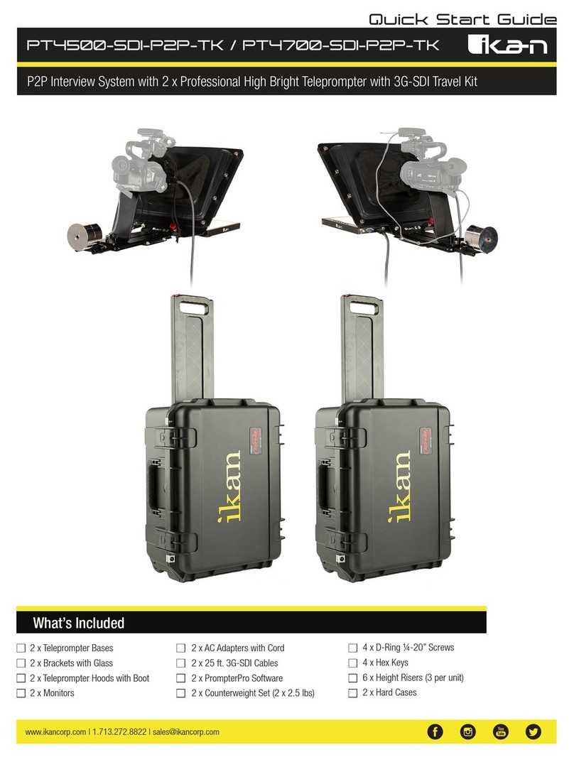 Ikan PT4500-SDI-P2P-TK quick start guide
