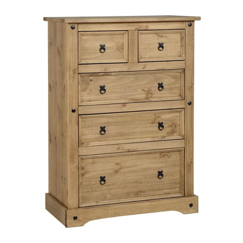 Seconique CORONA 3 + 2 DRAWER CHEST User manual