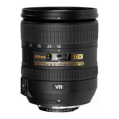 Nikon AF-S DX NIKKOR 16-85mm f/3.5-5.6G ED VR user manual