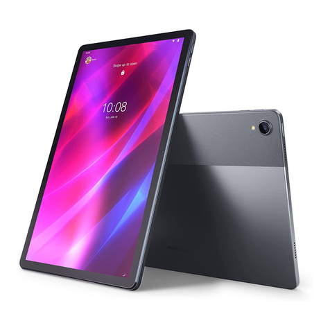 Lenovo Tab P11 Plus Safety, warranty & quick start guide