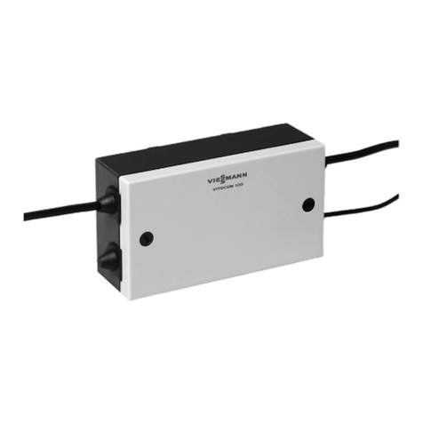 Viessmann Vitocom 100 Quick guide