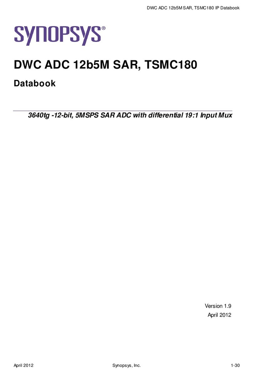 Synopsys TSMC180 Data book