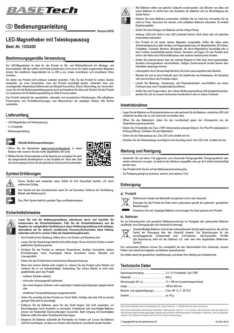 BASETech 1333420 operating instructions