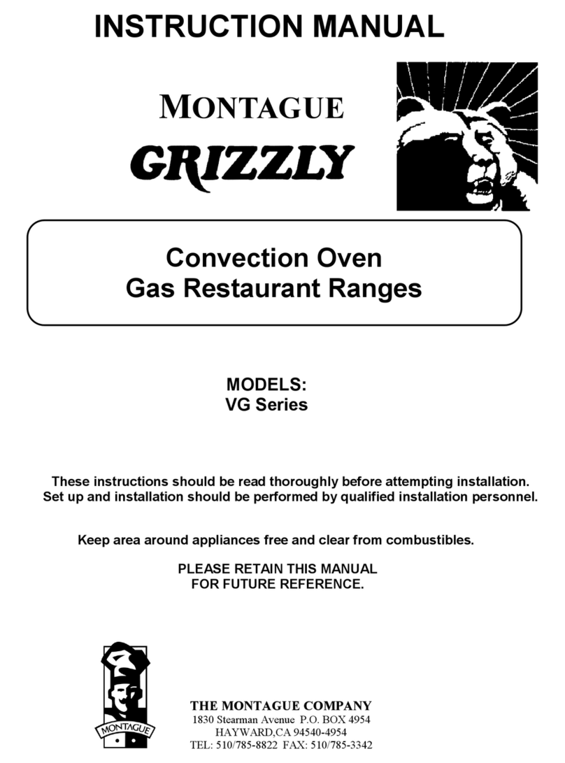 THE MONTAGUE COMPANY VG Series instruction manual