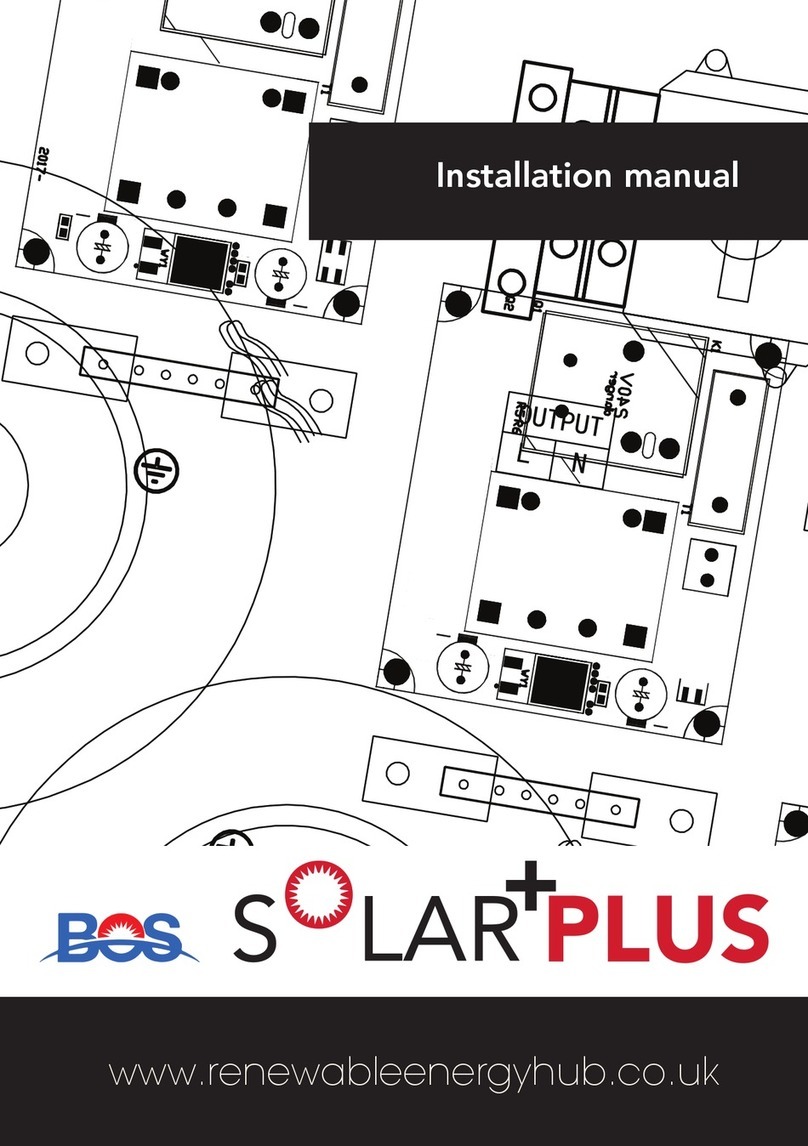 BOS SOLAR PLUS installation manual