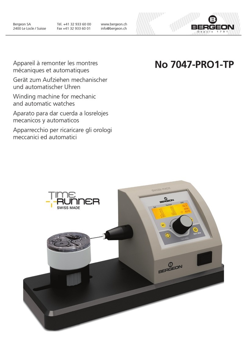 Bergeon 7047-PRO1-TP instruction manual