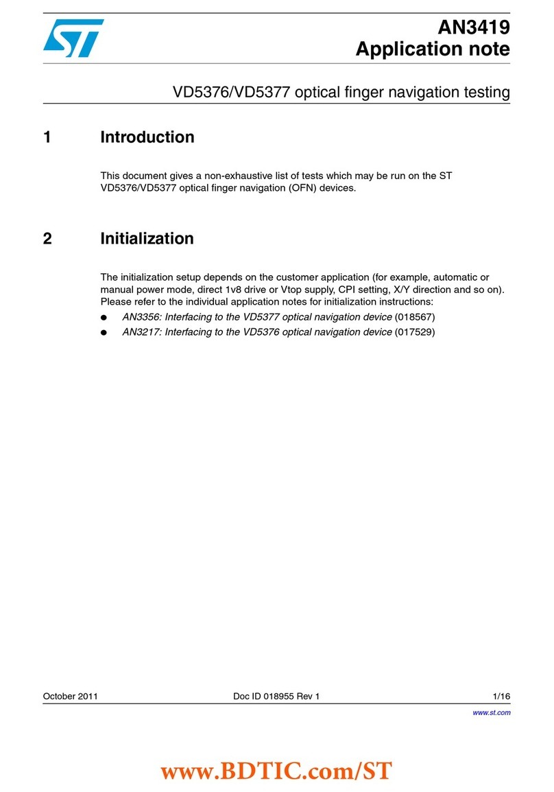 ST VD5376 Installation and operating instructions