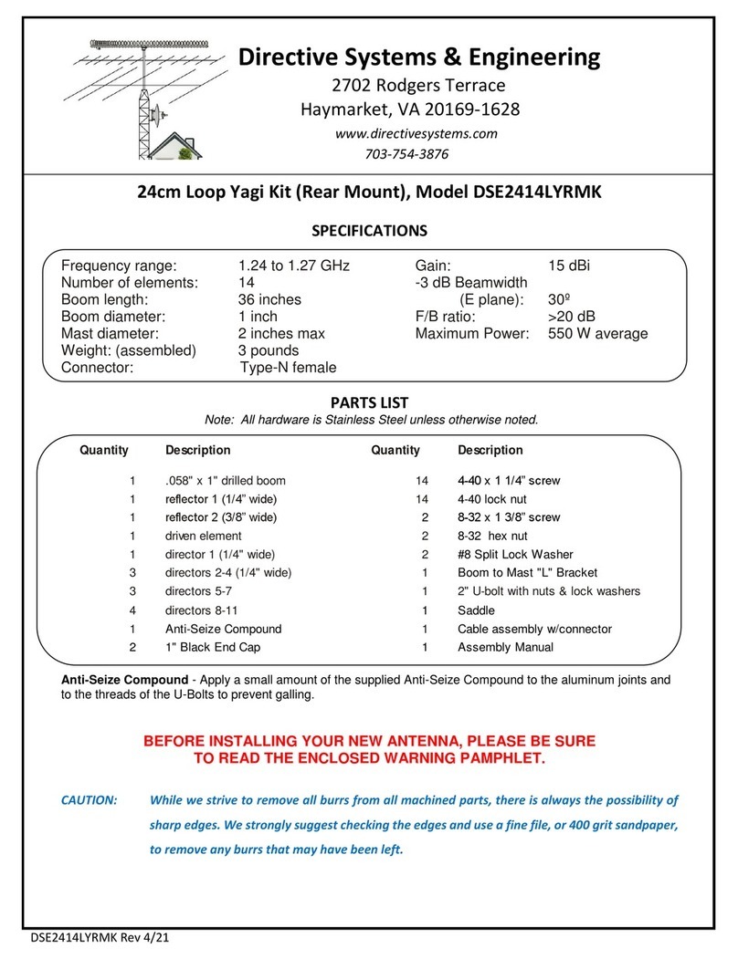 Directive Systems & Engineering DSE2414LYRMK quick start guide Directive Systems & Engineering DSE2414LYRMK quick start guide
