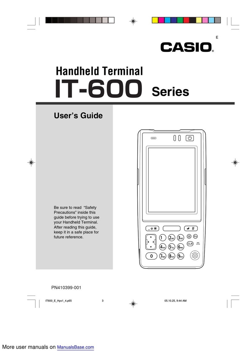 Casio IT-600 Series user guide
