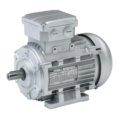 Lenze IE2 Mounting and switch-on instructions
