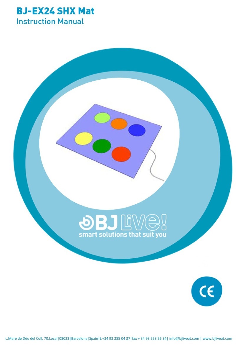 BJ Live SHX Mat instruction manual