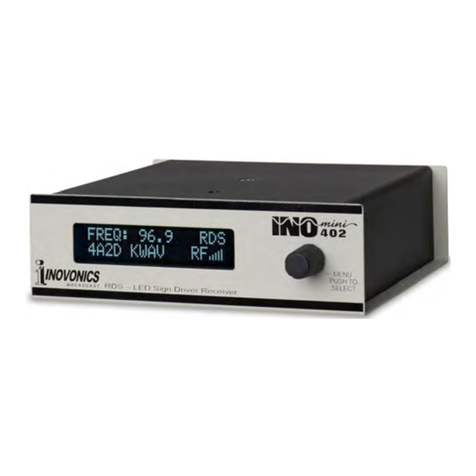 Inovonics INOmini 402 Operation manual