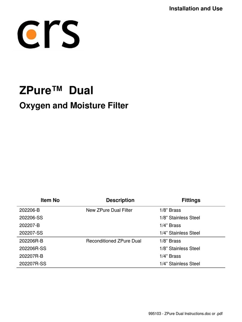 CRS ZPure Dual Installation and use